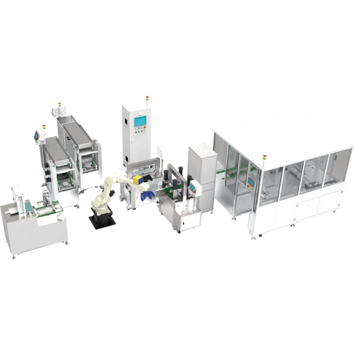 Automatic vacuum packaging line